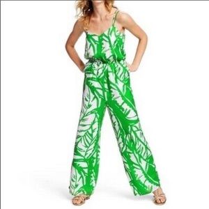 Lilly Pulitzer x Target Green/White Palm Romper XS